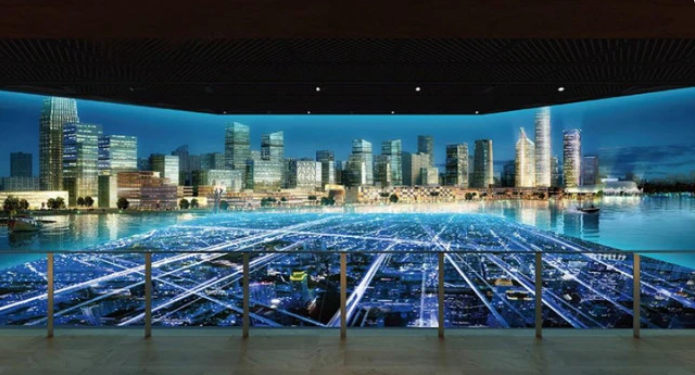 展會中的數(shù)字沙盤 數(shù)字內(nèi)容制作服務賦能沉浸式展示新體驗